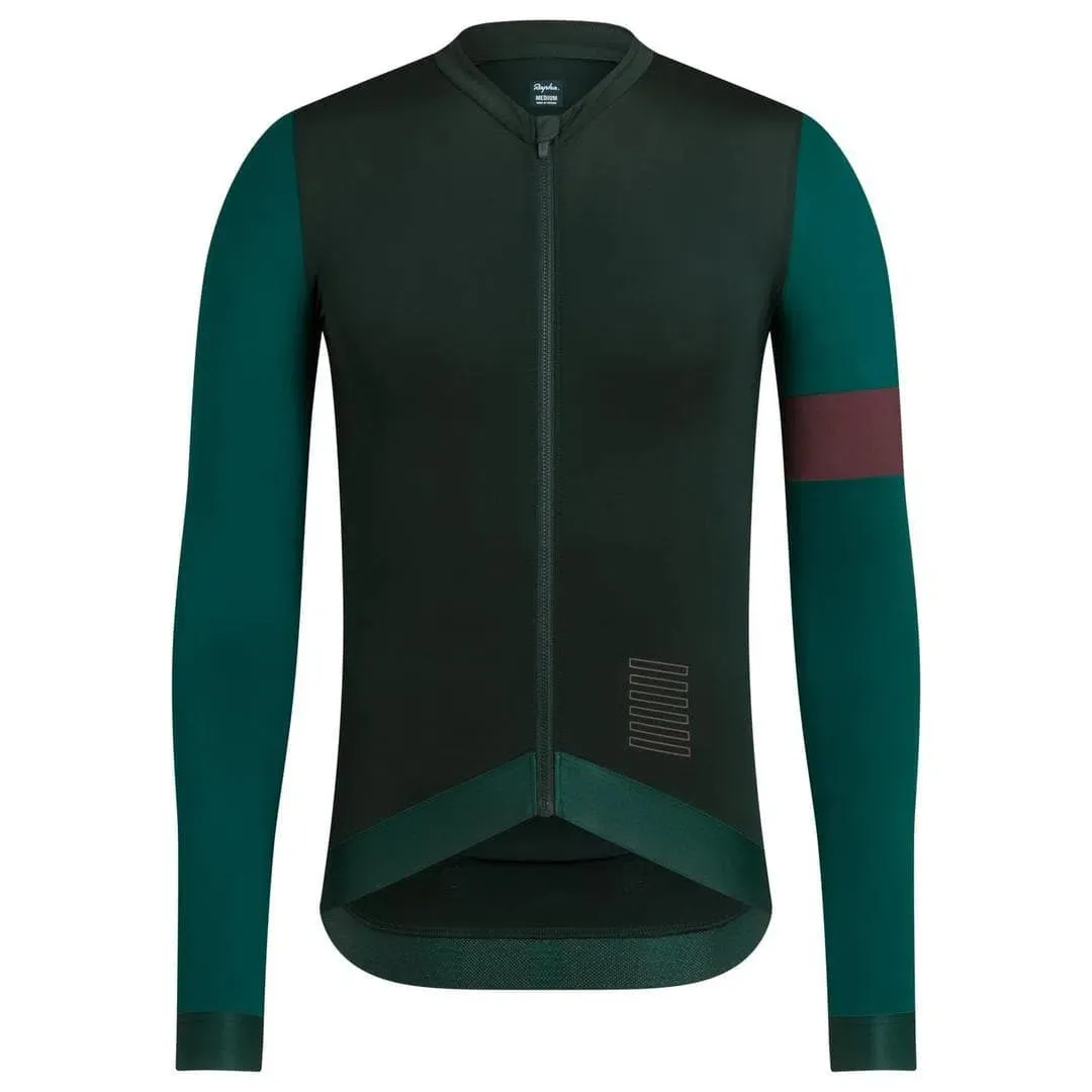 RAPHA Pro Team Training Long Sleeve Jersey - SCA Dark Green